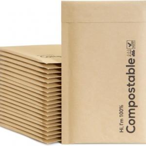 compostable honeycomb padded kraft paper bags