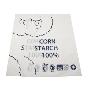 custom logo biodegradable zipper bag