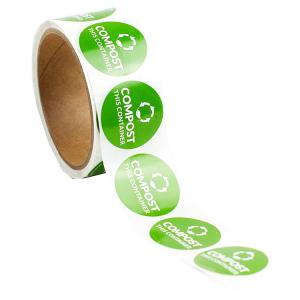 custom size biodegradable sticker