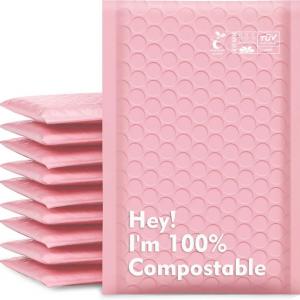 pink bubble padded protective cushion bags